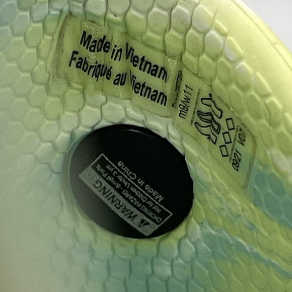 CROCS Classic Marbled Tie Dye 2 Strap Sandals Slides Water Green Women 11 Men 9 - Picture 14 of 14